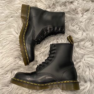 Dr. Martens 1460 Smooth Leather Lace Up Boots